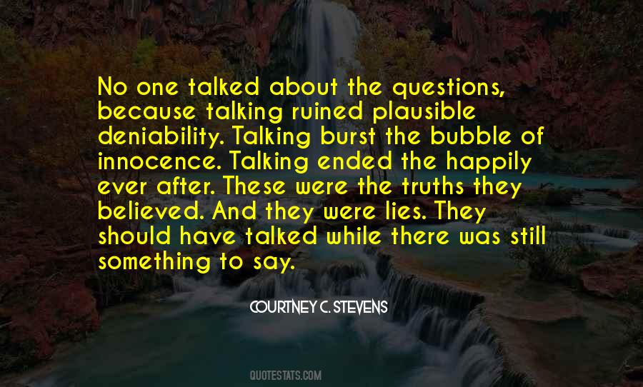 Burst Your Bubble Quotes #1416648