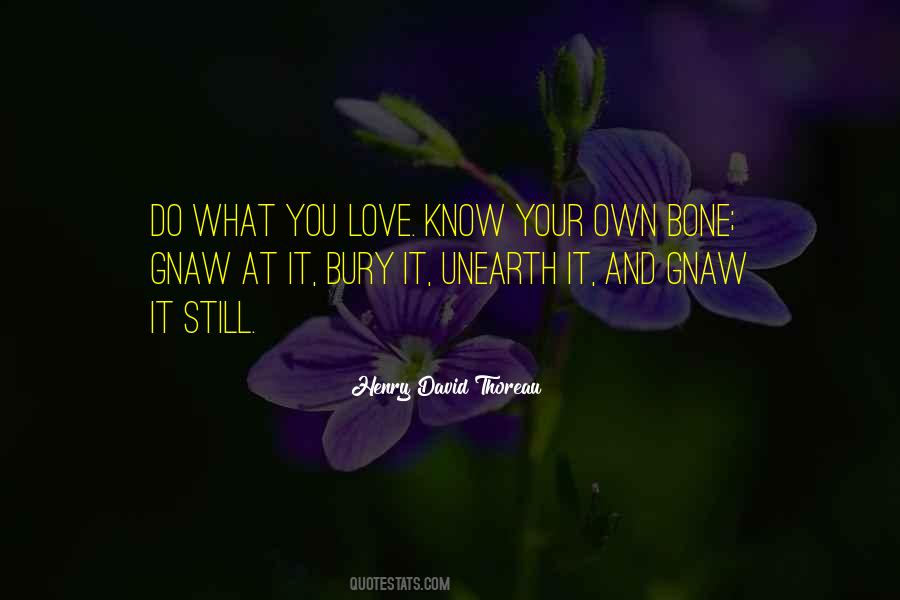 Bury Love Quotes #1230990