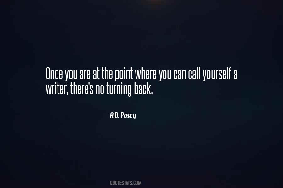 No Turning Back Quotes #591166