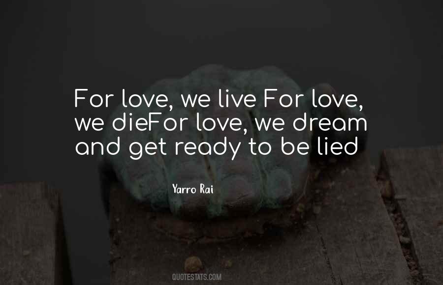 Ready To Live Quotes #1403675