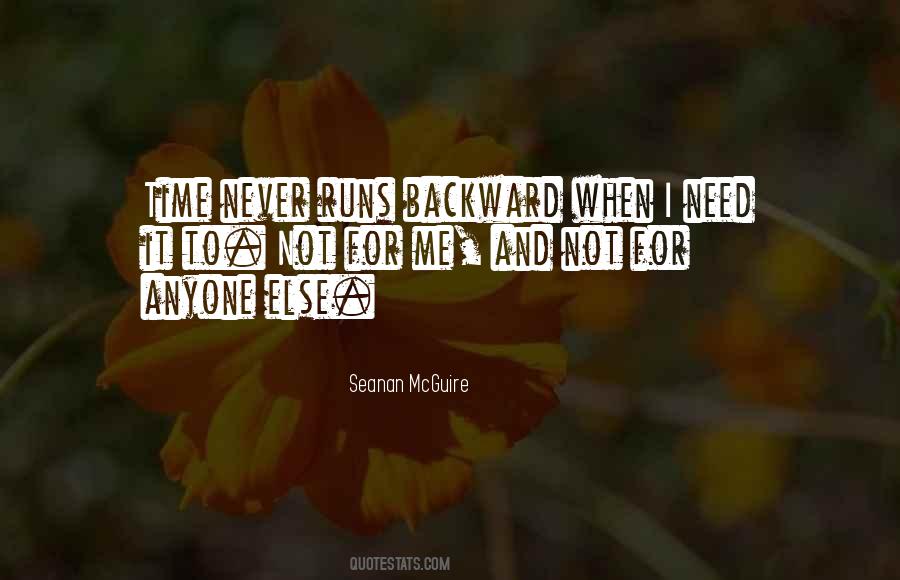 Never Go Backward Quotes #713086