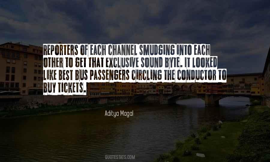 Bus Conductor Quotes #1004287