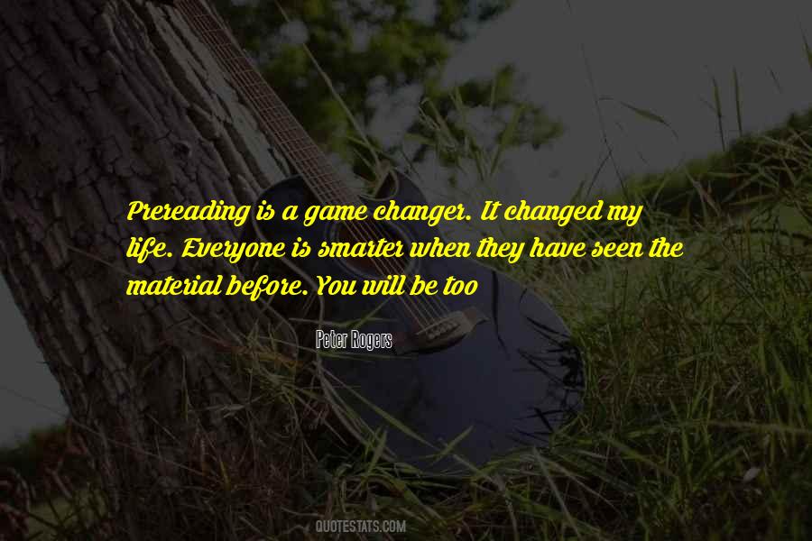 She Changed The Game Quotes #645656