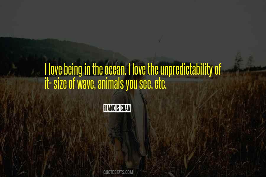 Wave In The Ocean Quotes #1574958