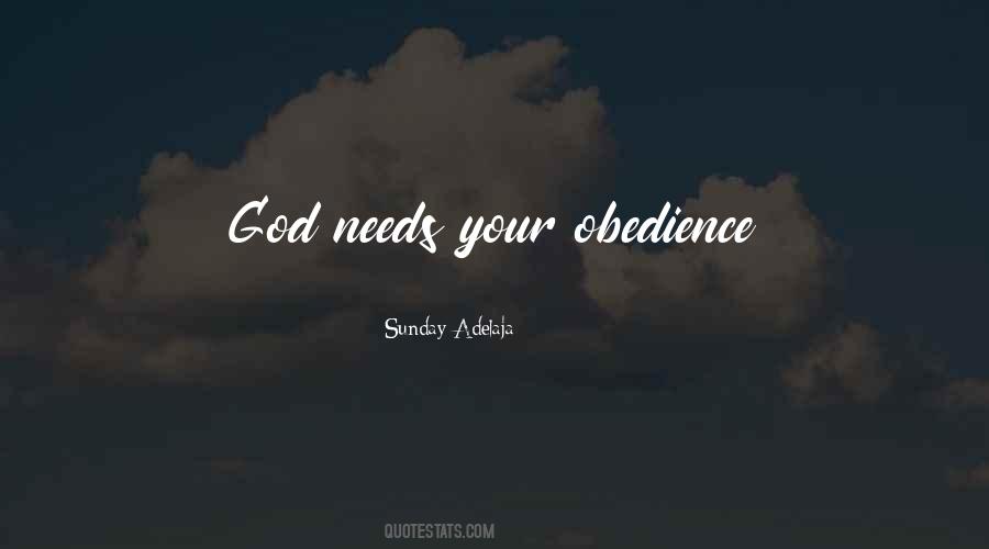 Obedience Purpose Quotes #1749375