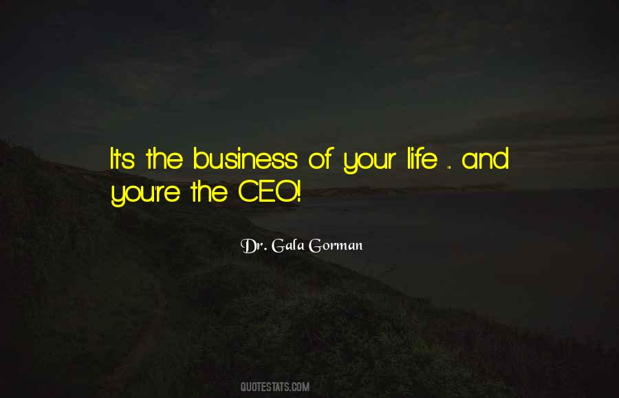 Business And Personal Life Quotes #1254753