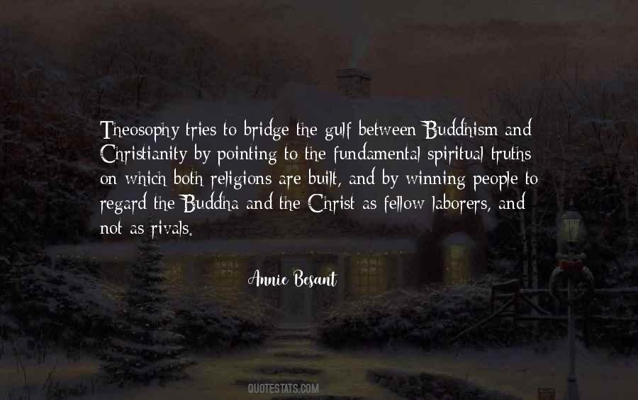 Christianity Buddhism Quotes #1838218