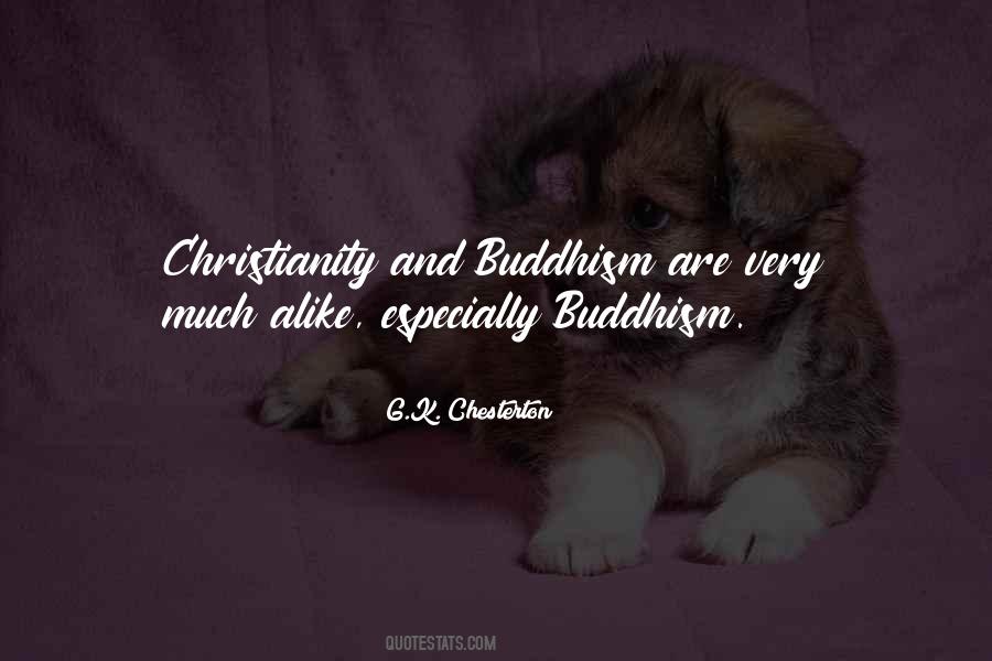 Christianity Buddhism Quotes #916884