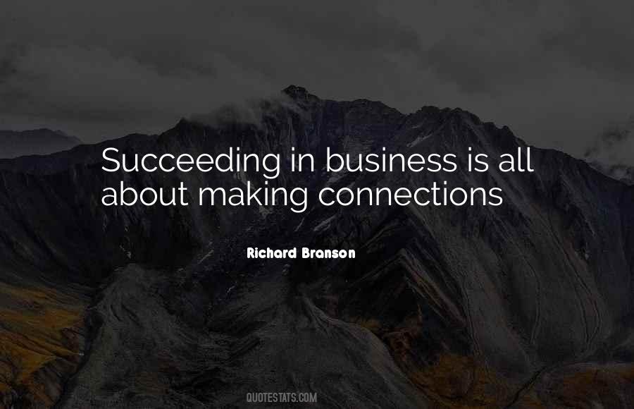 Business Connections Quotes #1381874