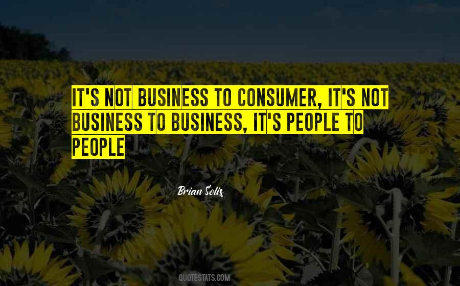 Business Consumer Quotes #207364