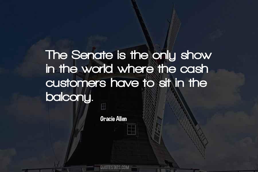 Quotes About The Senate #1053549