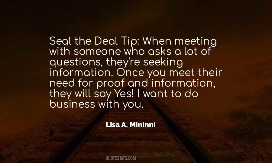 Business Deal Quotes #253106