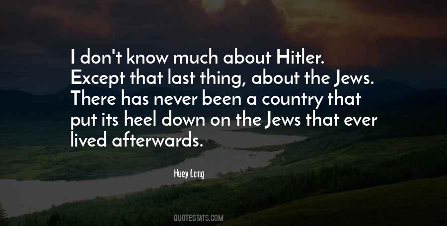 Hitler Jew Quotes #462228