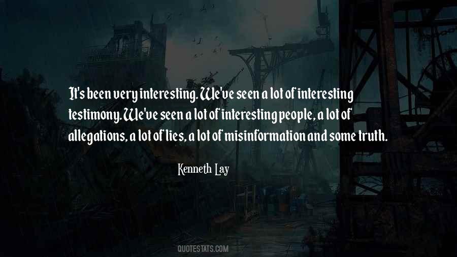 Lay People Quotes #519986