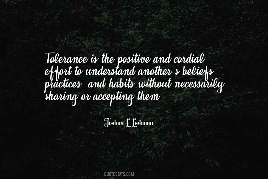 Tolerance Vs Acceptance Quotes #662444