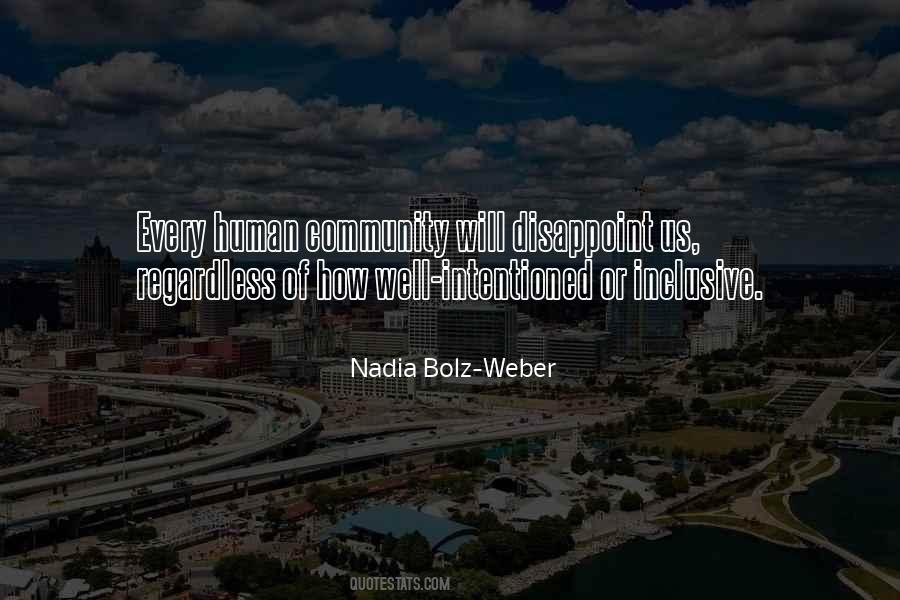 Nadia Weber Bolz Quotes #350987