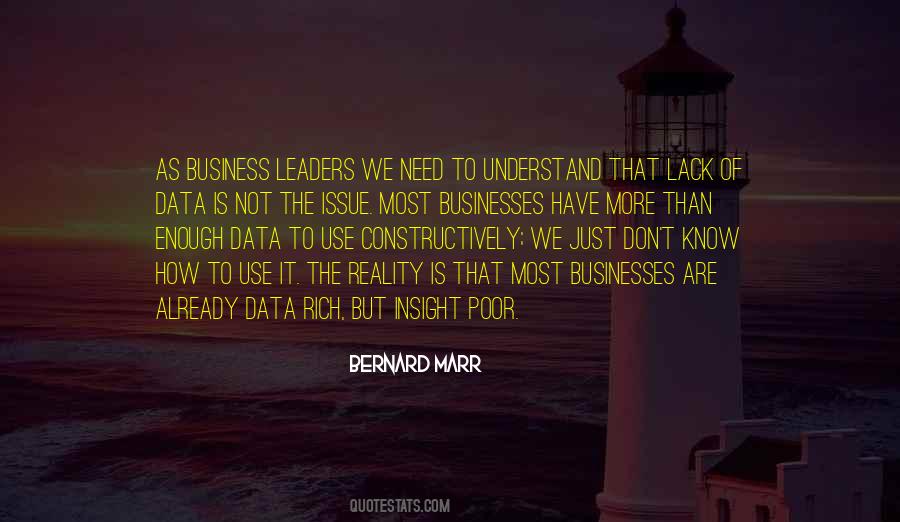 Business Insight Quotes #888785