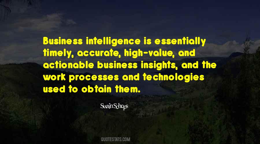 Business Insights Quotes #879482