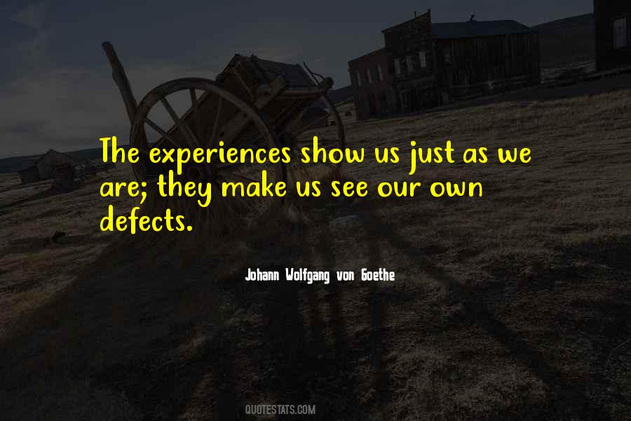 Our Defects Quotes #1050074