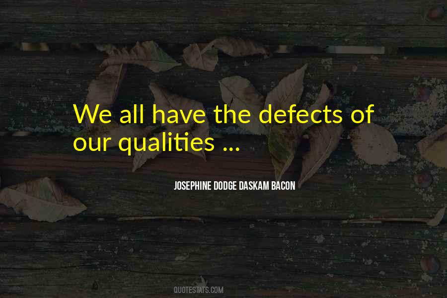 Our Defects Quotes #997776