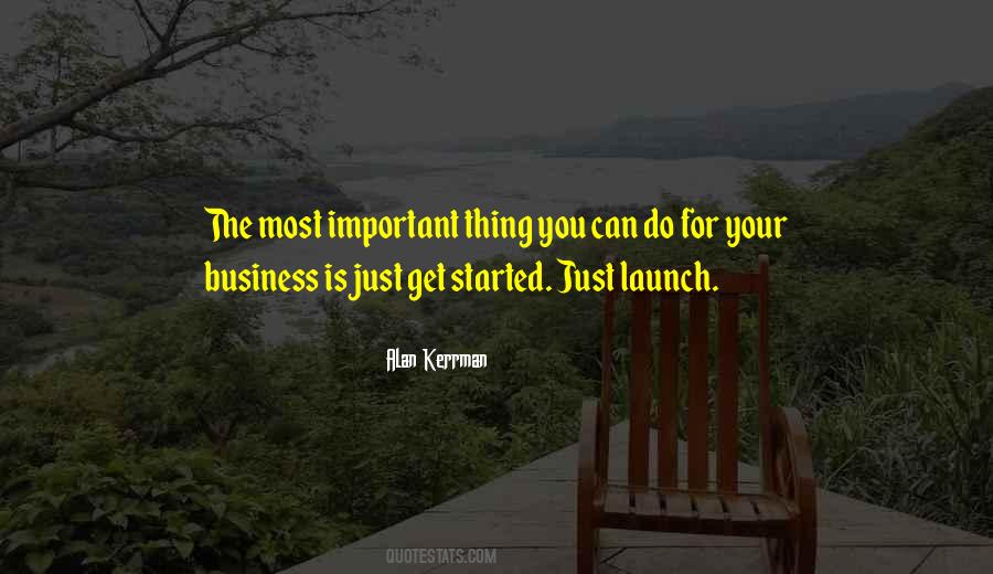 Business Launch Quotes #646215