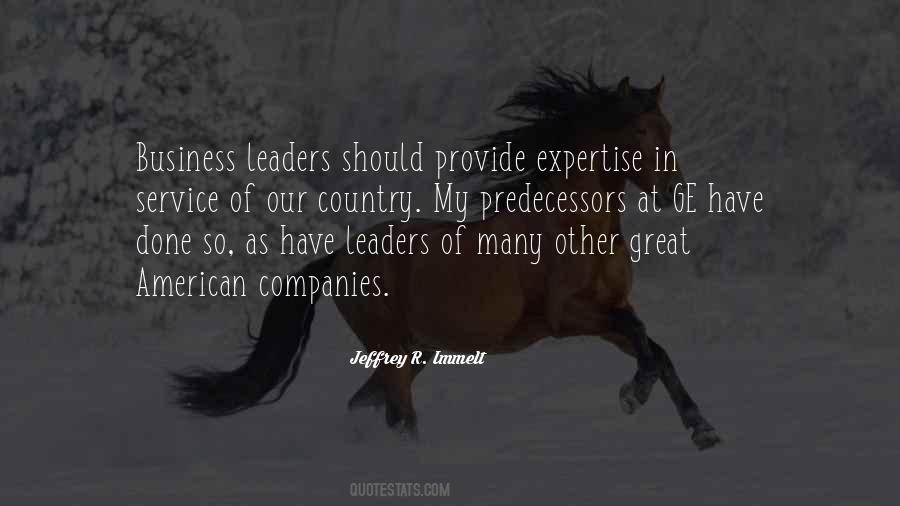 Business Leaders Quotes #1329905