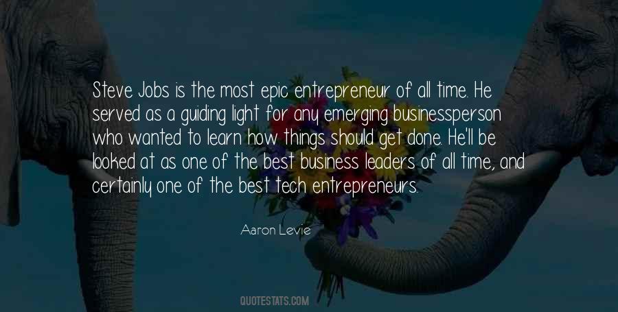 Business Leaders Quotes #1370367