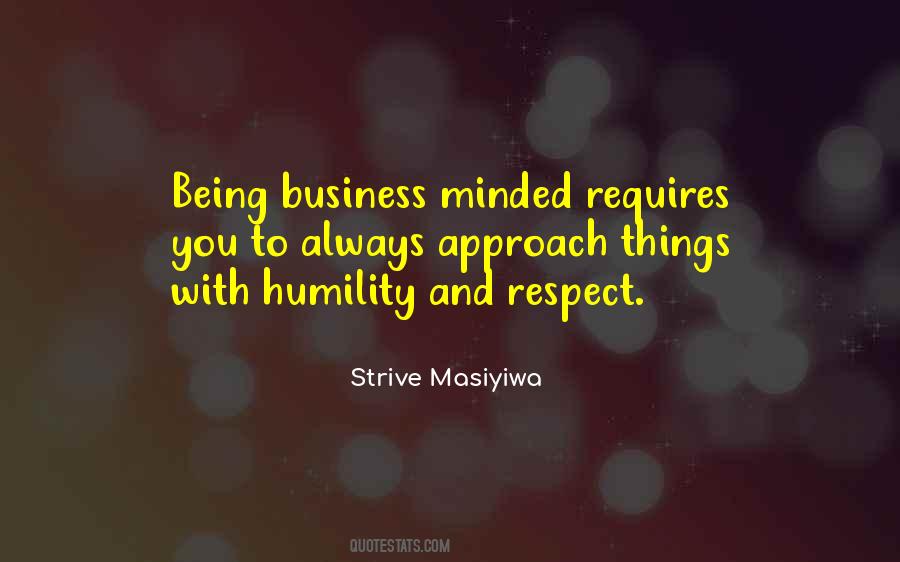 Business Minded Quotes #1362384