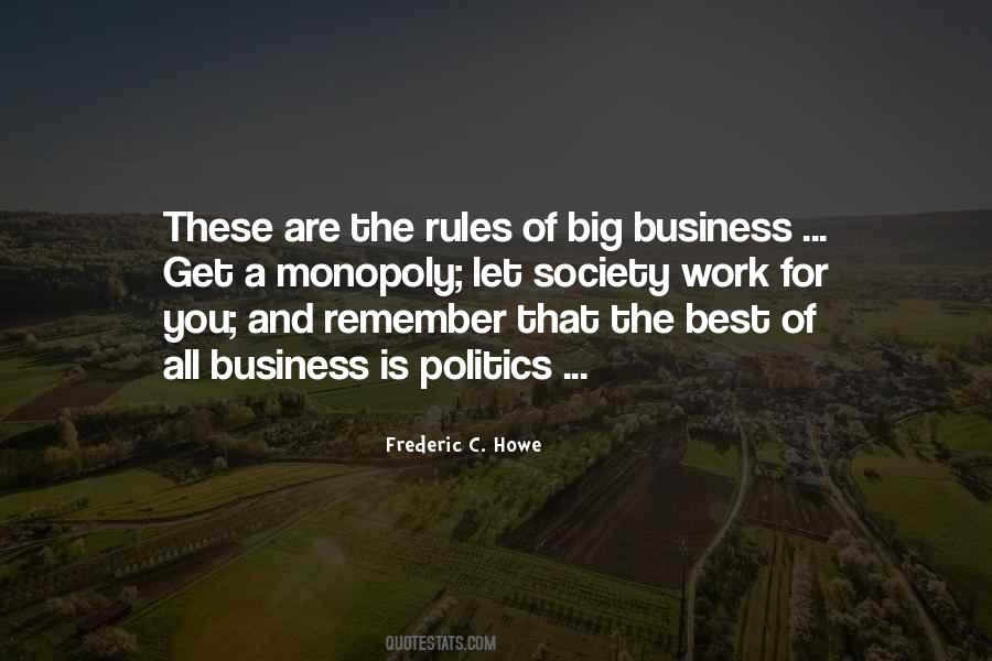 Business Monopoly Quotes #442909