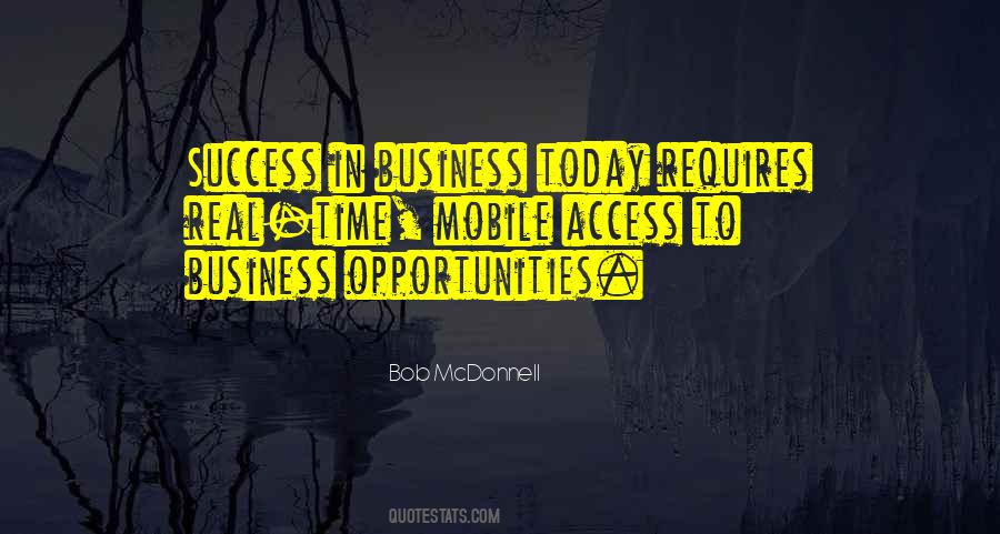 Business Opportunities Quotes #1134783