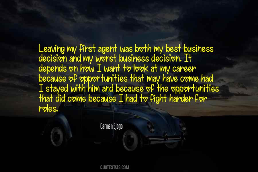 Business Opportunities Quotes #1189357