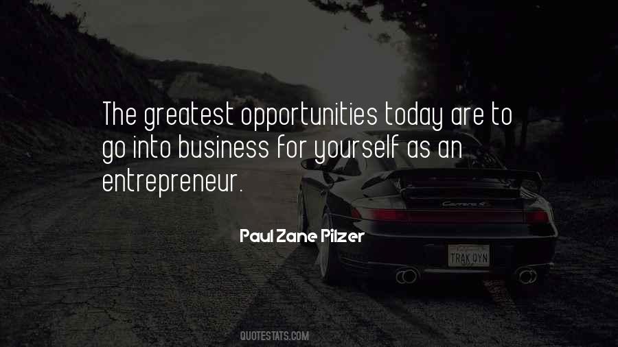 Business Opportunities Quotes #60152