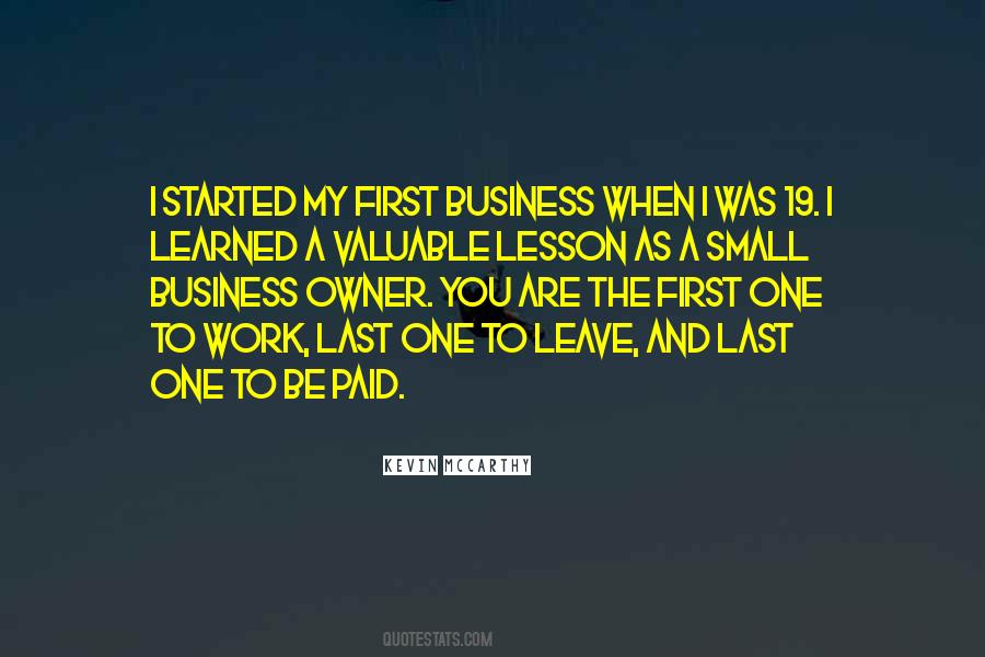 Business Owner Quotes #467351