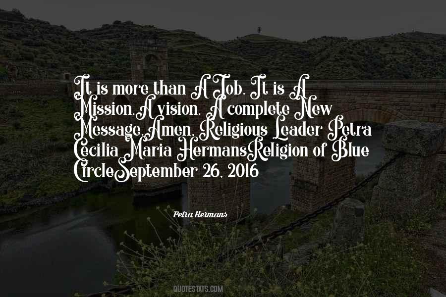 Vision Less Leader Quotes #108090