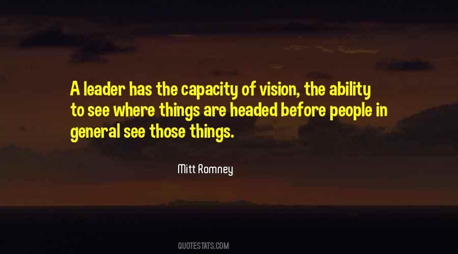 Vision Less Leader Quotes #549037