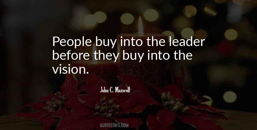Vision Less Leader Quotes #65238
