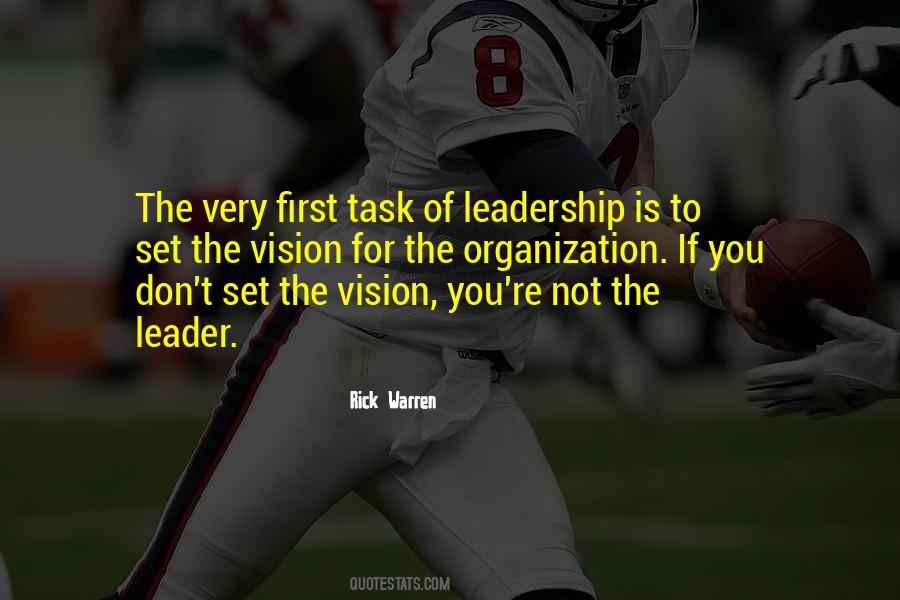 Vision Less Leader Quotes #74721