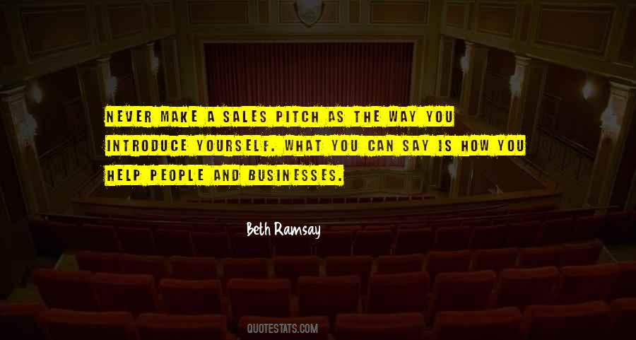 Business Pitch Quotes #1841579