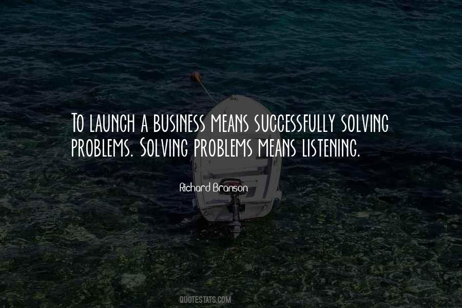Business Problem Solving Quotes #1501747