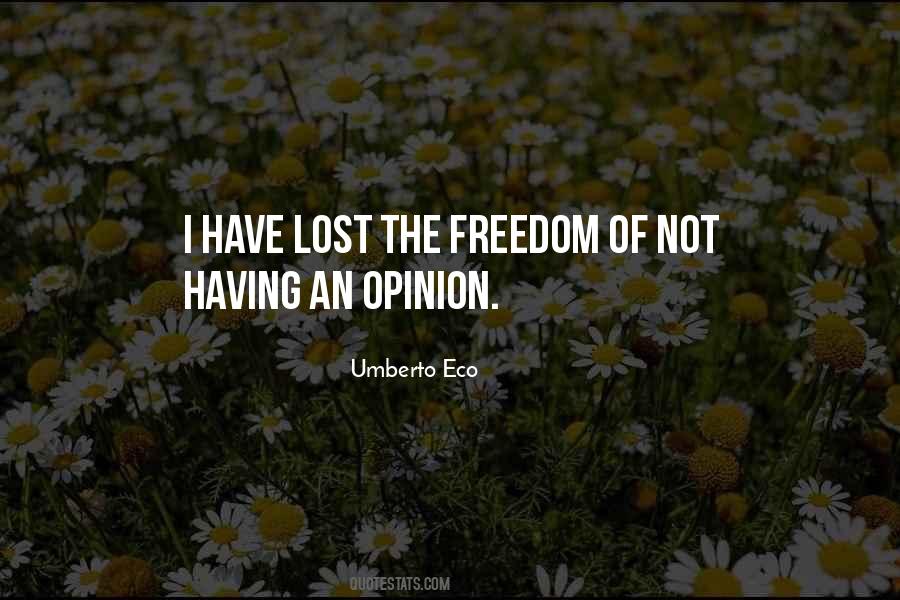 Not Having Freedom Quotes #1401161
