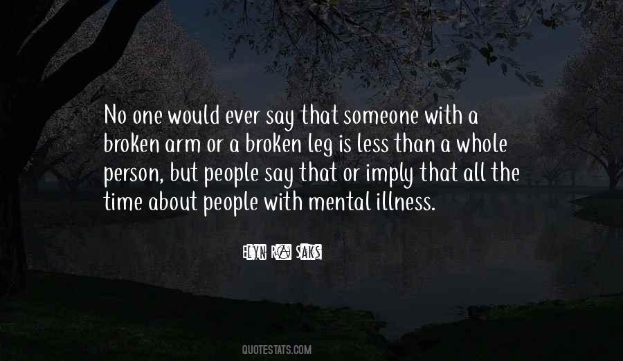 People Mental Illness Quotes #1113798