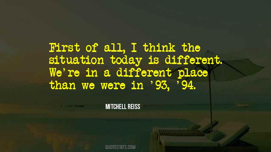 Different Place Quotes #1818551