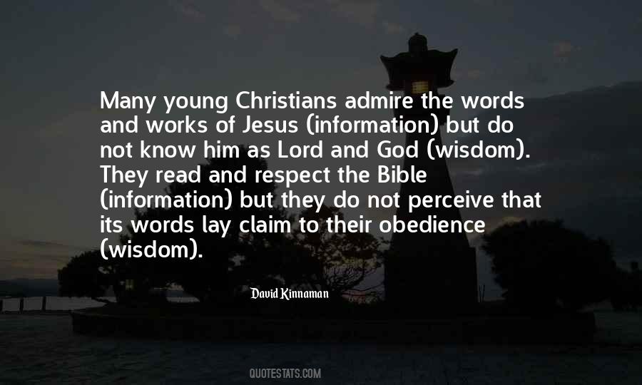 Wisdom Obedience Quotes #1481819