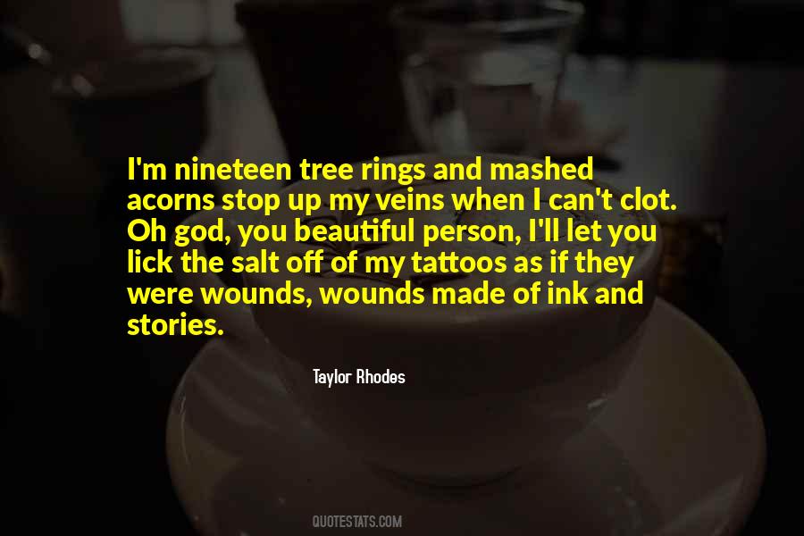 Rings On A Tree Quotes #157126