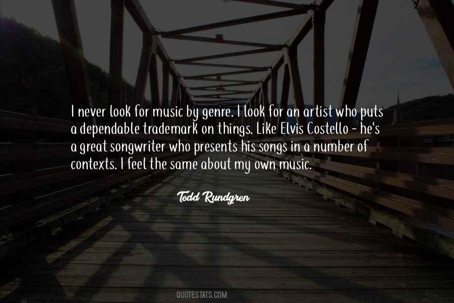 His Songs Quotes #1209332