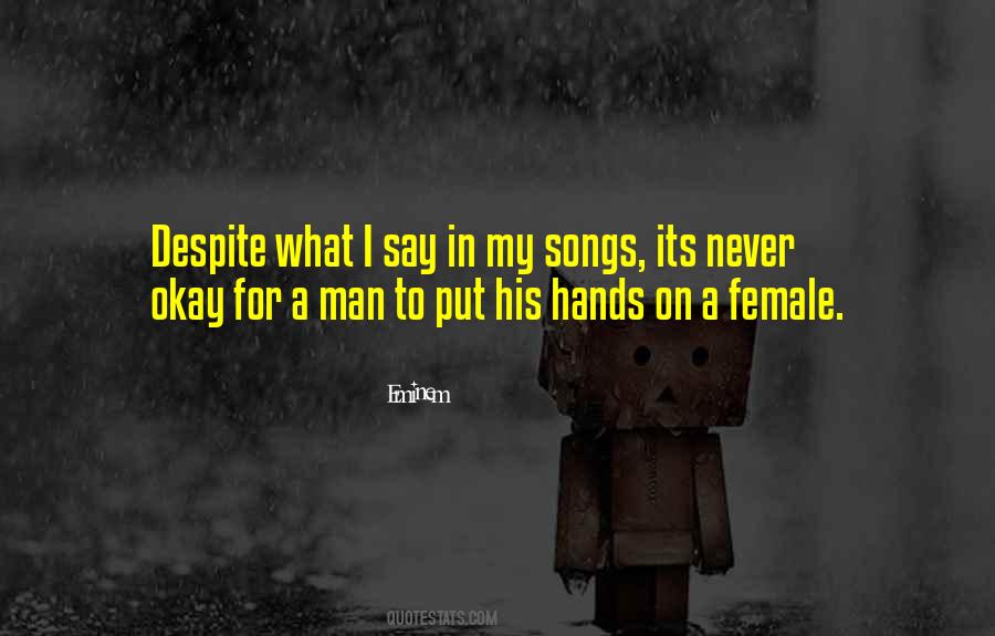 His Songs Quotes #361311