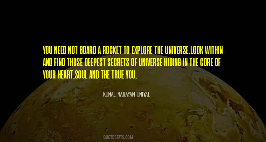 Quotes About The Secrets Of The Universe #910617