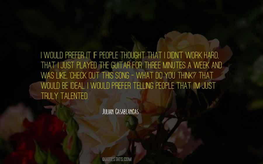 Few Talented Quotes #26442