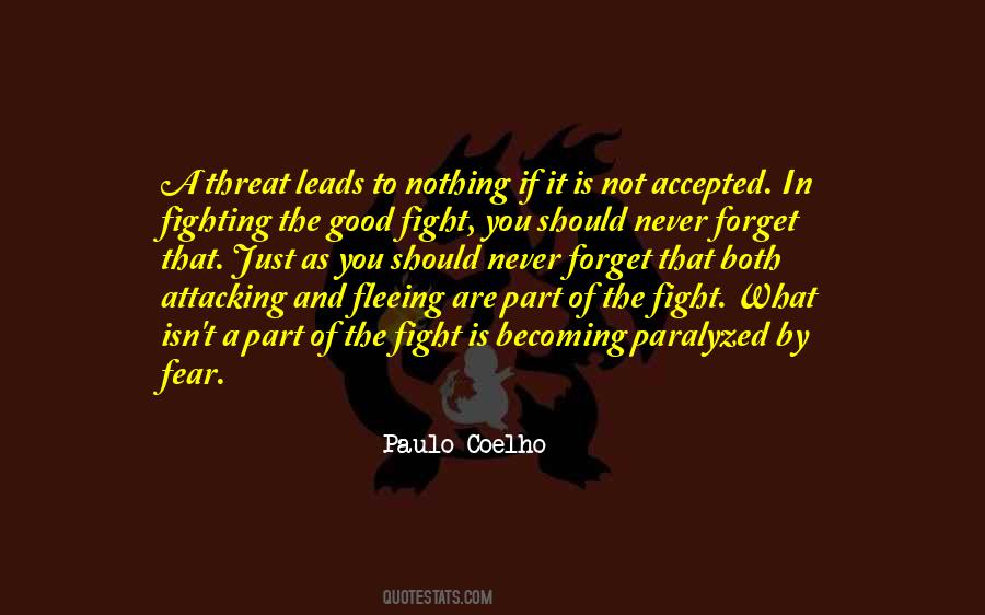 Fight A Good Fight Quotes #700286