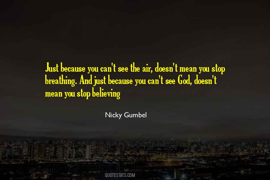 Believing God Quotes #40257